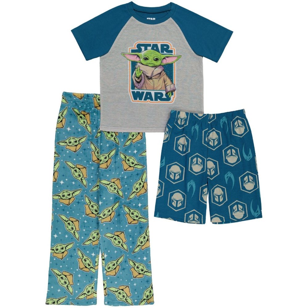 NWT Mandalorian 3-Piece Pajama Set